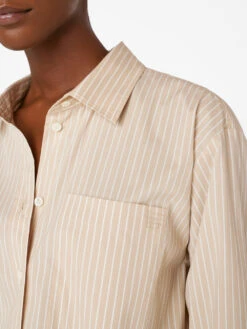 The Oversized Shirt -- Sand Multi 12 The Oversized Shirt -- Sand Multi -Elegant Wear Store LWSH2793 SAND MULTI FRSU23EC WOMENS DAY 04 1473HR