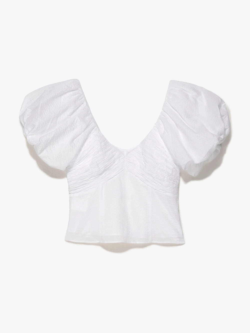 Puff Sleeve Top -- Blanc 10 Puff Sleeve Top -- Blanc - Image 8