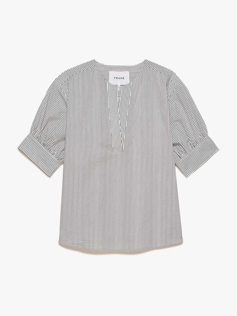 V-Neck Popover Top -- Bone Multi 11 V-Neck Popover Top -- Bone Multi - Image 9