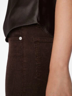 V-Neck Cami Top -- Espresso -Elegant Wear Store LWSH2832 ESPRESSO 0571