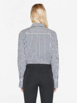 The Oversized Shirt -- Blanc Multi -Elegant Wear Store LWSH2879 BLANC MULTI 0263