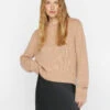 Cashmere Clean Crew -- Blush 2 Cashmere Clean Crew -- Blush -Elegant Wear Store LWSW1180 BLUSH 0210