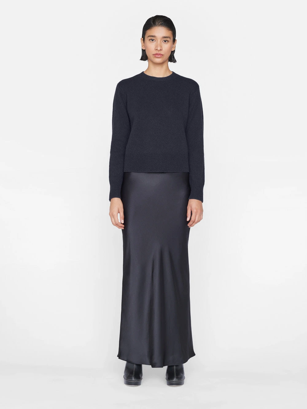 Cashmere Clean Crew -- Navy 5 Cashmere Clean Crew -- Navy - Image 3