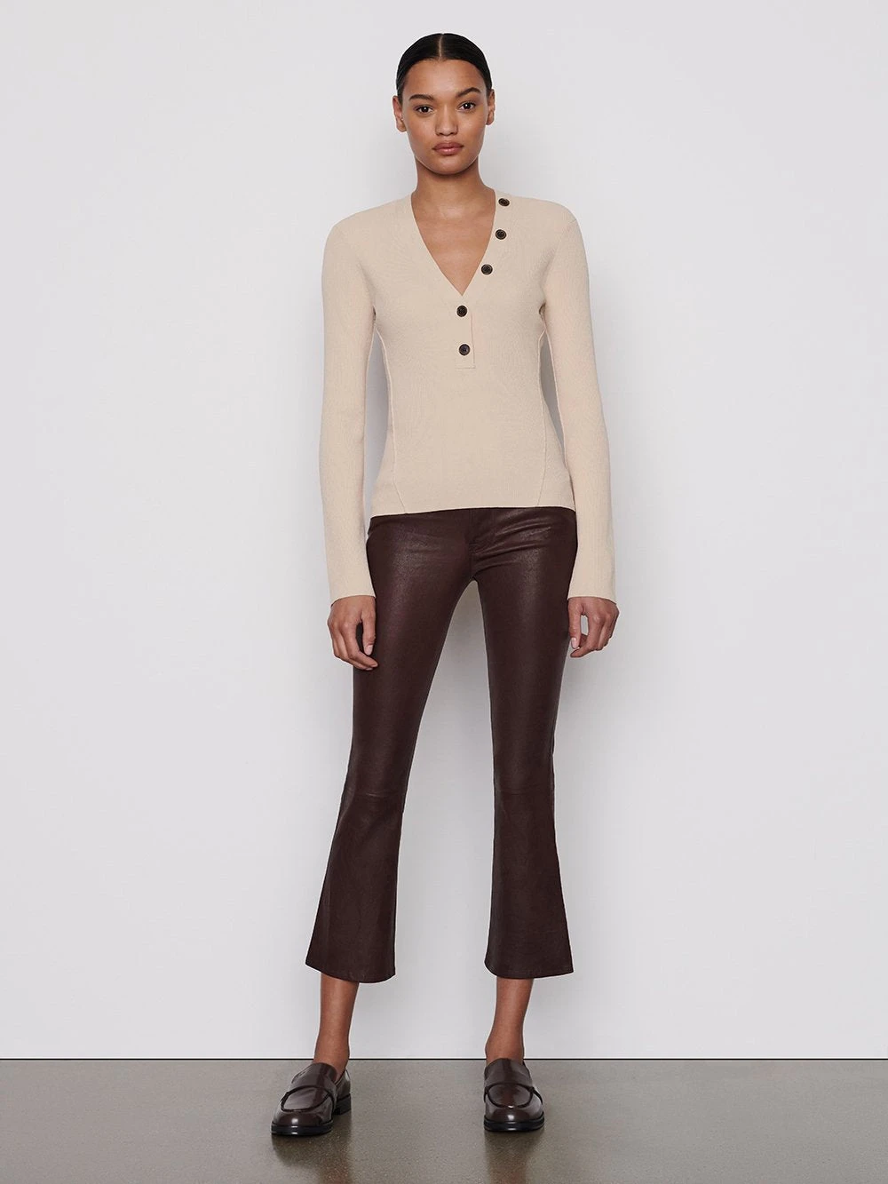 Leather Le Crop Mini Boot -- Espresso 4 Leather Le Crop Mini Boot -- Espresso - Image 2