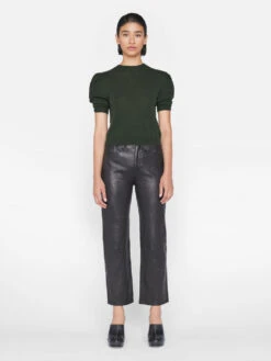 Ruched Sleeve Cashmere Sweater -- Surplus -Elegant Wear Store LWSW1595 SURPLUS 0125