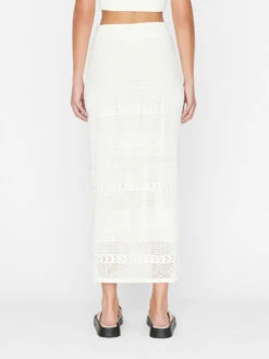 Crochet Pencil Skirt -- Off White 13 Crochet Pencil Skirt -- Off White -Elegant Wear Store LWSW1676 OFFWHITE FRSP23EC II WOMENS DAY 03 0028HR