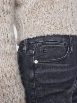 Marl Cardi Sweater -- Oatmeal Heather Multi -Elegant Wear Store LWSW1829 OATMEAL HEATHER MULTI 0773