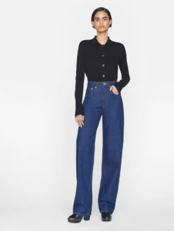 Shrunken Cashmere Cardi -- Noir -Elegant Wear Store LWSW1862 NOIR 0642