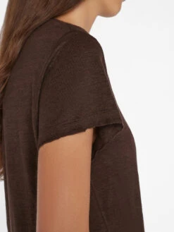 Easy True Tee -- Espresso -Elegant Wear Store LWTS1068 ESPRESSO 0386