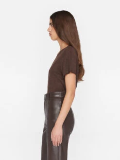 Easy True Tee -- Espresso -Elegant Wear Store LWTS1068 ESPRESSO 0401