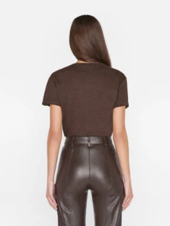 Easy True Tee -- Espresso -Elegant Wear Store LWTS1068 ESPRESSO 0411