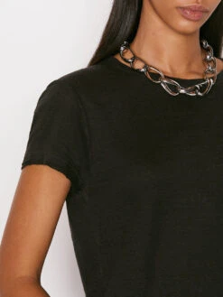 Easy True Tee -- Noir -Elegant Wear Store LWTS1068 NOIR FRSU22EC WOMENS DAY 05 0016HR