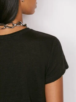 Easy True Tee -- Noir -Elegant Wear Store LWTS1068 NOIR FRSU22EC WOMENS DAY 05 0046HR