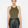 Modal Rib Cami -- Fatigue -Elegant Wear Store LWTS1984 FATIGUE FRSP23EC II WOMENS DAY 02 0002HR