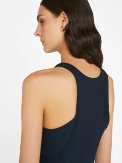 Modal Rib Cami -- Navy -Elegant Wear Store LWTS1984 NAVY FRSU23EC II WOMENS DAY 02 0881HR