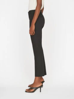 Le Crop Mini Boot Trouser -- Noir -Elegant Wear Store LWWB0591 NOIR FRSU23EC WOMENS DAY 04 0761HR