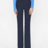 Le High Flare Trouser -- Navy -Elegant Wear Store LWWB0729 NAVY FRSP23EC II WOMENS DAY 02 0002HR