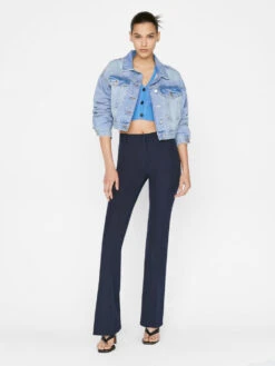 Le High Flare Trouser -- Navy -Elegant Wear Store LWWB0729 NAVY FRSP23EC II WOMENS DAY 02 0042HR