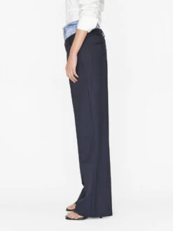 Le Mix Trouser -- Navy Multi -Elegant Wear Store LWWB0842 NAVYMULTI FRSP23EC II WOMENS DAY 02 0021HR