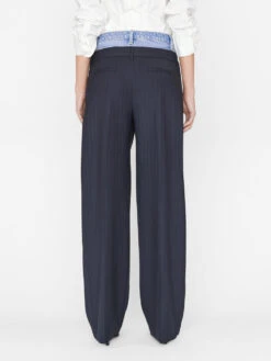 Le Mix Trouser -- Navy Multi -Elegant Wear Store LWWB0842 NAVYMULTI FRSP23EC II WOMENS DAY 02 0026HR