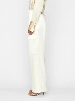 Relaxed Straight Cargo -- Bone -Elegant Wear Store LWWB0852 BONE FRSP23EC II WOMENS DAY 03 0022HR