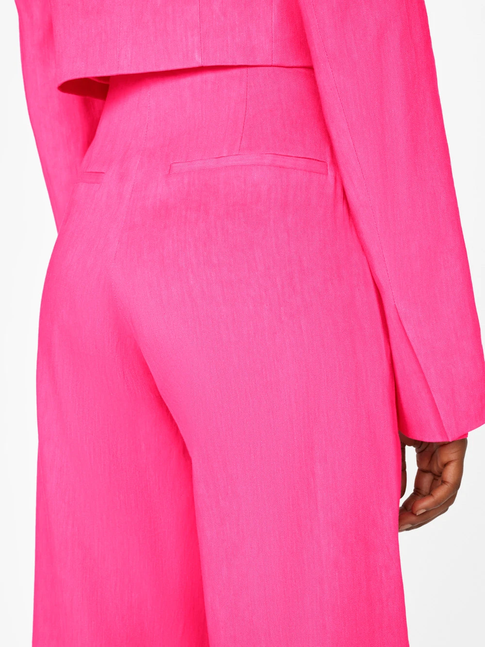 High Rise Wide Leg Trouser -- Flamingo 6 High Rise Wide Leg Trouser -- Flamingo - Image 4