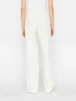 High Rise Wide Leg Trouser -- Off White -Elegant Wear Store LWWB0861 OFF WHITE FRSU23EC II WOMENS DAY 02 0087HR