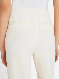 High Rise Wide Leg Trouser -- Off White -Elegant Wear Store LWWB0861 OFF WHITE FRSU23EC II WOMENS DAY 02 0089HR