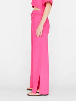 Drawstring Lounge Pant -- Flamingo -Elegant Wear Store LWWB0868 FLAMINGO FRSU23EC WOMENS DAY 03 0896HR