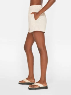 Drawstring Lounge Short -- Sand Multi -Elegant Wear Store LWWB0885 SAND MULTI FRSU23EC WOMENS DAY 04 1475HR