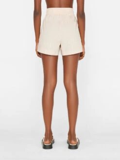 Drawstring Lounge Short -- Sand Multi -Elegant Wear Store LWWB0885 SAND MULTI FRSU23EC WOMENS DAY 04 1484HR