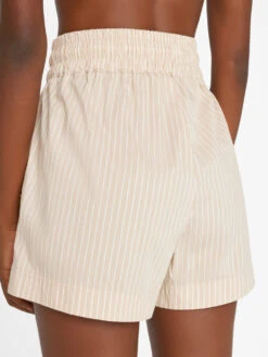 Drawstring Lounge Short -- Sand Multi -Elegant Wear Store LWWB0885 SAND MULTI FRSU23EC WOMENS DAY 04 1488HR