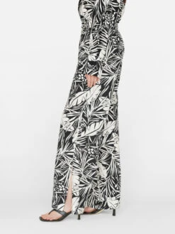 Drawstring Lounge Pant -- Noir Multi -Elegant Wear Store LWWB0890 NOIR MULTI FRSU23EC II WOMENS DAY 01 1146HR