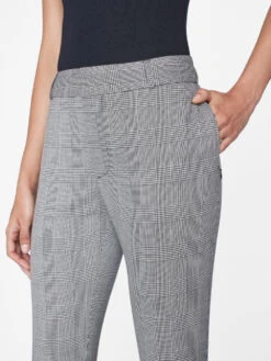 Le High Flare Trouser -- Noir Multi -Elegant Wear Store LWWB0918 NOIR MULTI 0359