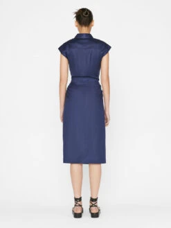 Sleeveless Twist Dress -- Navy -Elegant Wear Store LWWD0628 NAVY FRSP23EC II WOMENS DAY 02 0031HR
