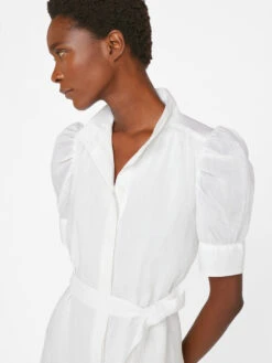 Gillian Mini Dress -- Blanc 18 Gillian Mini Dress -- Blanc -Elegant Wear Store LWWD0750 BLANC FRSU23EC WOMENS DAY 04 1105HR