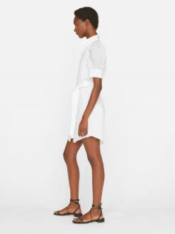 Gillian Mini Dress -- Blanc 17 Gillian Mini Dress -- Blanc -Elegant Wear Store LWWD0750 BLANC FRSU23EC WOMENS DAY 04 1133HR