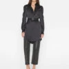 Gillian Long Sleeve Mini Dress -- Noir