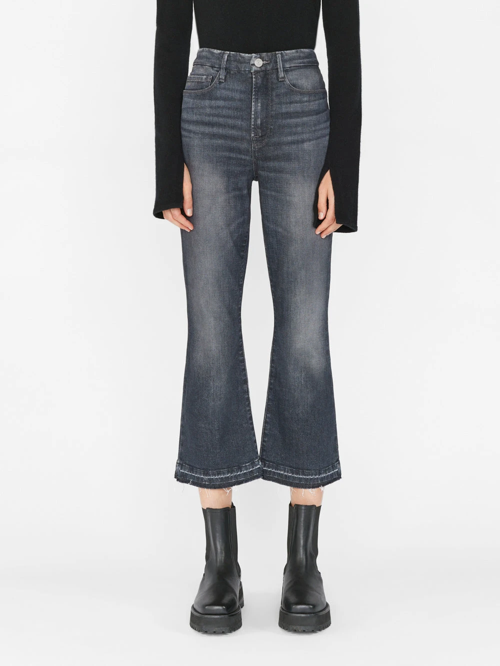 Le Super High Crop Mini Boot -- Black Oak 3 Le Super High Crop Mini Boot -- Black Oak