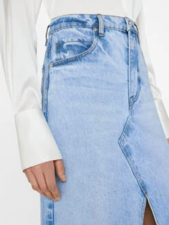 The Midaxi Skirt Angled Seam -- Baines -Elegant Wear Store TMSAS727 BAINES FRSU23EC II WOMENS DAY 02 1130HR