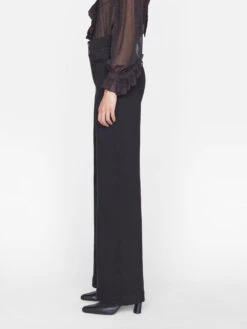 Tailored Wide Leg -- Film Noir -Elegant Wear Store TWL142 FILM NOIR 0873
