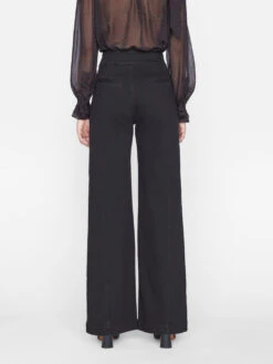 Tailored Wide Leg -- Film Noir -Elegant Wear Store TWL142 FILM NOIR 0881