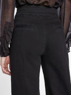 Tailored Wide Leg -- Film Noir -Elegant Wear Store TWL142 FILM NOIR 0884