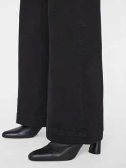 Tailored Wide Leg -- Film Noir -Elegant Wear Store TWL142 FILM NOIR 0887