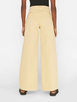 Wide Leg Tomboy Trouser -- Washed Tan -Elegant Wear Store WLTTR328 WASHED TAN FRSU23EC WOMENS DAY 05 0326HR